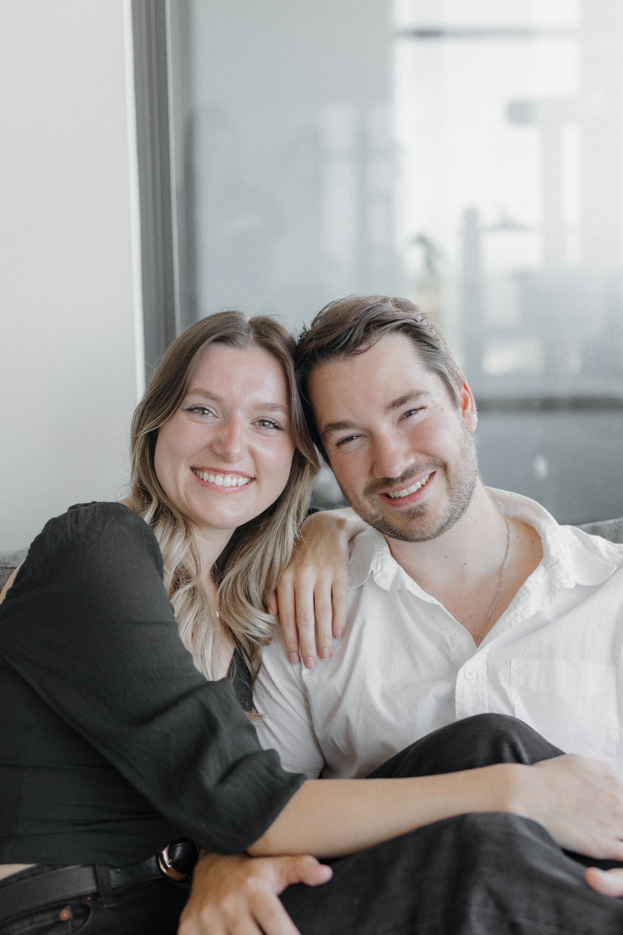 Matthew and Megan, founders of M&M Garage Organizing Services